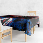 Personalized Newcastle Knights Tablecloth Graffiti Grunge Abstract Urban Street Style Design