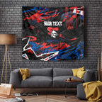 Personalized Newcastle Knights Tapestry Graffiti Grunge Abstract Urban Street Style Design