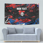 Personalized Newcastle Knights Tapestry Graffiti Grunge Abstract Urban Street Style Design