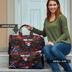 Personalized Newcastle Knights Travel Bag Graffiti Grunge Abstract Urban Street Style Design