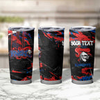 Personalized Newcastle Knights Tumbler Cup Graffiti Grunge Abstract Urban Street Style Design