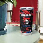 Personalized Newcastle Knights Tumbler Cup Graffiti Grunge Abstract Urban Street Style Design
