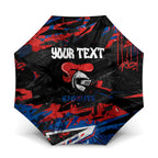 Personalized Newcastle Knights Umbrella Graffiti Grunge Abstract Urban Street Style Design