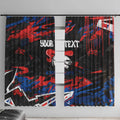 Personalized Newcastle Knights Window Curtain Graffiti Grunge Abstract Urban Street Style Design