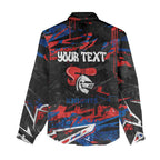 Personalized Newcastle Knights Women Casual Shirt Graffiti Grunge Abstract Urban Street Style Design