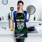 Personalized New Zealand Warriors Apron Graffiti Grunge Abstract Urban Street Style Design