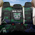 Personalized New Zealand Warriors Back Car Seat Cover Graffiti Grunge Abstract Urban Street Style Design