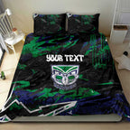 Personalized New Zealand Warriors Bedding Set Graffiti Grunge Abstract Urban Street Style Design