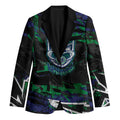 Personalized New Zealand Warriors Blazer Graffiti Grunge Abstract Urban Street Style Design