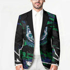Personalized New Zealand Warriors Blazer Graffiti Grunge Abstract Urban Street Style Design