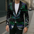 Personalized New Zealand Warriors Blazer Graffiti Grunge Abstract Urban Street Style Design