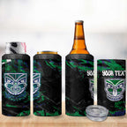 Personalized New Zealand Warriors 4 in 1 Can Cooler Tumbler Graffiti Grunge Abstract Urban Street Style Design