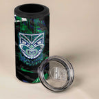 Personalized New Zealand Warriors 4 in 1 Can Cooler Tumbler Graffiti Grunge Abstract Urban Street Style Design