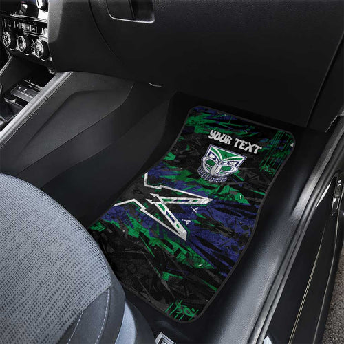 Personalized New Zealand Warriors Car Mats Graffiti Grunge Abstract Urban Street Style Design