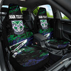 Personalized New Zealand Warriors Car Seat Cover Graffiti Grunge Abstract Urban Street Style Design