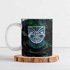 Personalized New Zealand Warriors Ceramic Mug Graffiti Grunge Abstract Urban Street Style Design