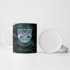 Personalized New Zealand Warriors Ceramic Mug Graffiti Grunge Abstract Urban Street Style Design