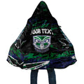Personalized New Zealand Warriors Cloak Graffiti Grunge Abstract Urban Street Style Design