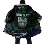 Personalized New Zealand Warriors Cloak Graffiti Grunge Abstract Urban Street Style Design