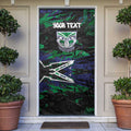Personalized New Zealand Warriors Door Cover Graffiti Grunge Abstract Urban Street Style Design