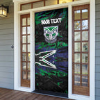 Personalized New Zealand Warriors Door Cover Graffiti Grunge Abstract Urban Street Style Design