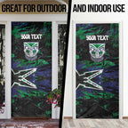 Personalized New Zealand Warriors Door Cover Graffiti Grunge Abstract Urban Street Style Design