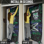 Personalized New Zealand Warriors Door Cover Graffiti Grunge Abstract Urban Street Style Design
