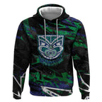 Personalized New Zealand Warriors Hoodie Graffiti Grunge Abstract Urban Street Style Design