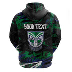Personalized New Zealand Warriors Hoodie Graffiti Grunge Abstract Urban Street Style Design