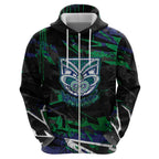 Personalized New Zealand Warriors Hoodie Graffiti Grunge Abstract Urban Street Style Design