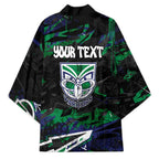 Personalized New Zealand Warriors Kimono Graffiti Grunge Abstract Urban Street Style Design