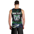Personalized New Zealand Warriors Men Tank Top Graffiti Grunge Abstract Urban Street Style Design