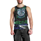 Personalized New Zealand Warriors Men Tank Top Graffiti Grunge Abstract Urban Street Style Design