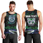 Personalized New Zealand Warriors Men Tank Top Graffiti Grunge Abstract Urban Street Style Design