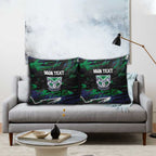 Personalized New Zealand Warriors Pillow Cover Graffiti Grunge Abstract Urban Street Style Design