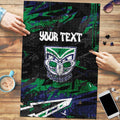 Personalized New Zealand Warriors Puzzle Graffiti Grunge Abstract Urban Street Style Design