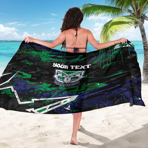 Personalized New Zealand Warriors Sarong Graffiti Grunge Abstract Urban Street Style Design