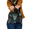 Personalized New Zealand Warriors Shoulder Handbag Graffiti Grunge Abstract Urban Street Style Design