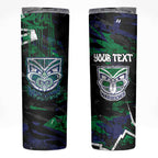 Personalized New Zealand Warriors Skinny Tumbler Graffiti Grunge Abstract Urban Street Style Design