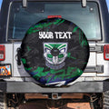 Personalized New Zealand Warriors Spare Tire Cover Graffiti Grunge Abstract Urban Street Style Design
