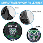 Personalized New Zealand Warriors Spare Tire Cover Graffiti Grunge Abstract Urban Street Style Design
