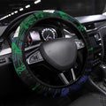 New Zealand Warriors Steering Wheel Cover Graffiti Grunge Abstract Urban Street Style Design