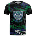 Personalized New Zealand Warriors T Shirt Graffiti Grunge Abstract Urban Street Style Design