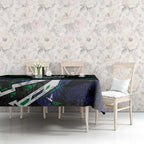 Personalized New Zealand Warriors Tablecloth Graffiti Grunge Abstract Urban Street Style Design