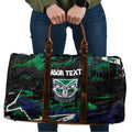 Personalized New Zealand Warriors Travel Bag Graffiti Grunge Abstract Urban Street Style Design