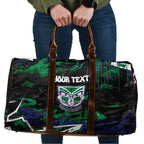 Personalized New Zealand Warriors Travel Bag Graffiti Grunge Abstract Urban Street Style Design