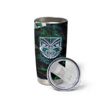Personalized New Zealand Warriors Tumbler Cup Graffiti Grunge Abstract Urban Street Style Design