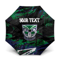 Personalized New Zealand Warriors Umbrella Graffiti Grunge Abstract Urban Street Style Design