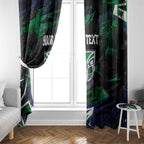 Personalized New Zealand Warriors Window Curtain Graffiti Grunge Abstract Urban Street Style Design
