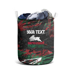 Personalized South Sydney Rabbitohs Laundry Basket Graffiti Grunge Abstract Urban Street Style Design